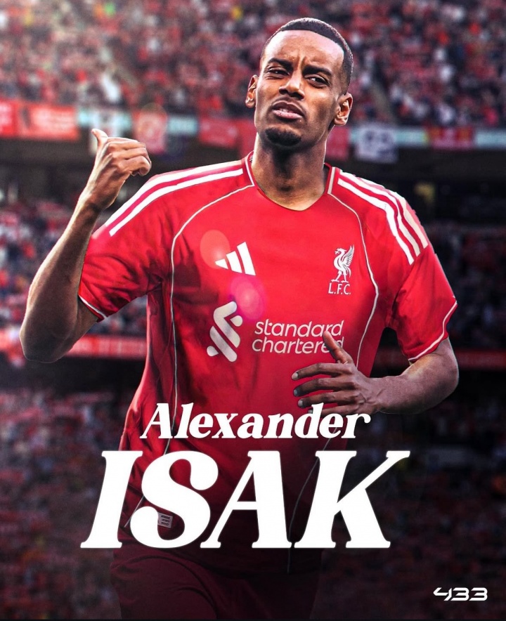 星空体育登录入口-真假？挪威前国脚：利物浦1.3亿镑买伊萨克交易已完成！